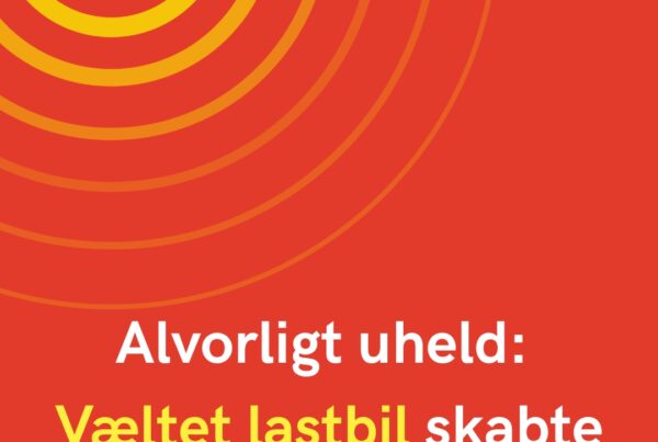 Alvorligt uheld: Væltet lastbil skabte udfordringer for bilister