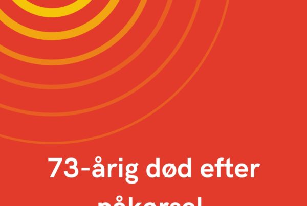 73-årig død efter påkørsel