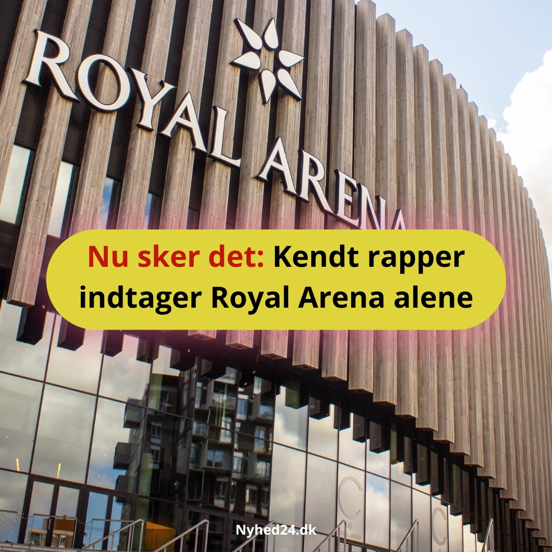 Nu sker det: Kendt rapper indtager Royal Arena alene