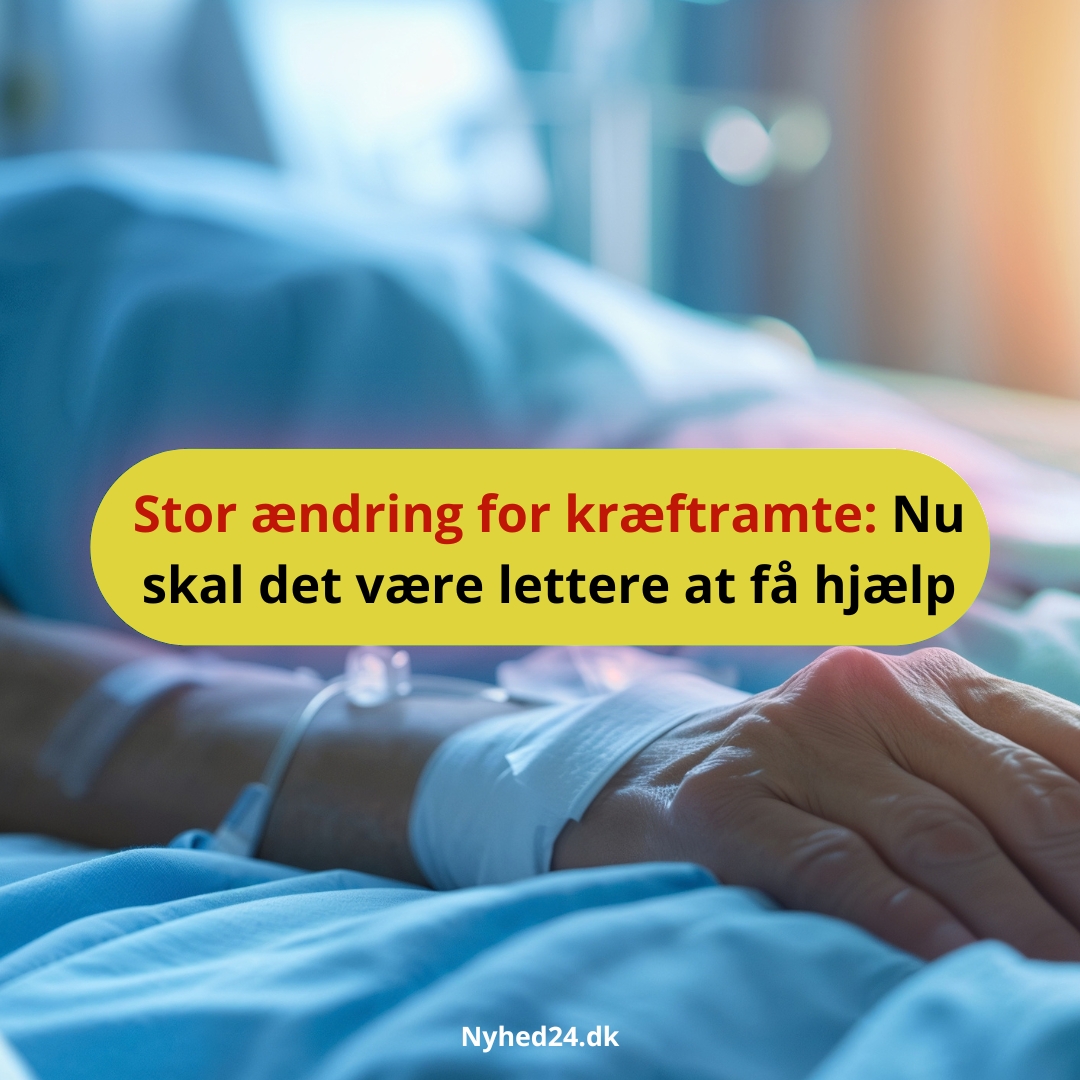 Stor ændring for kræftramte: Nu skal det være lettere at få hjælp