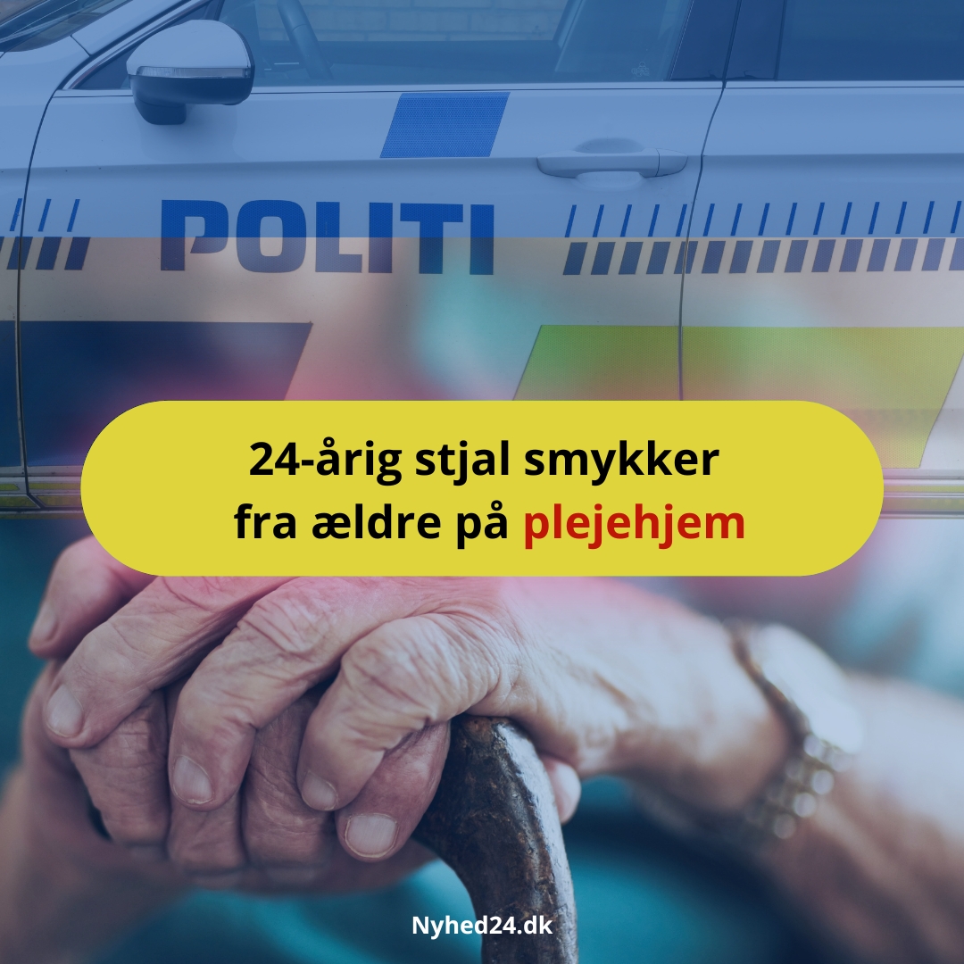 24-årig stjal smykker fra ældre på plejehjem24-årig stjal smykker fra ældre på plejehjem