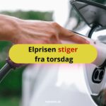 Elprisen stiger fra torsdag