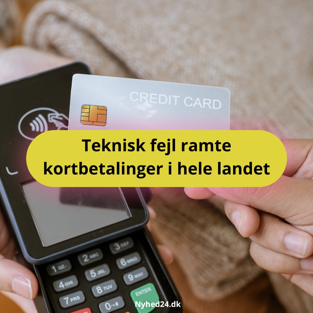 Teknisk fejl ramte kortbetalinger i hele landet