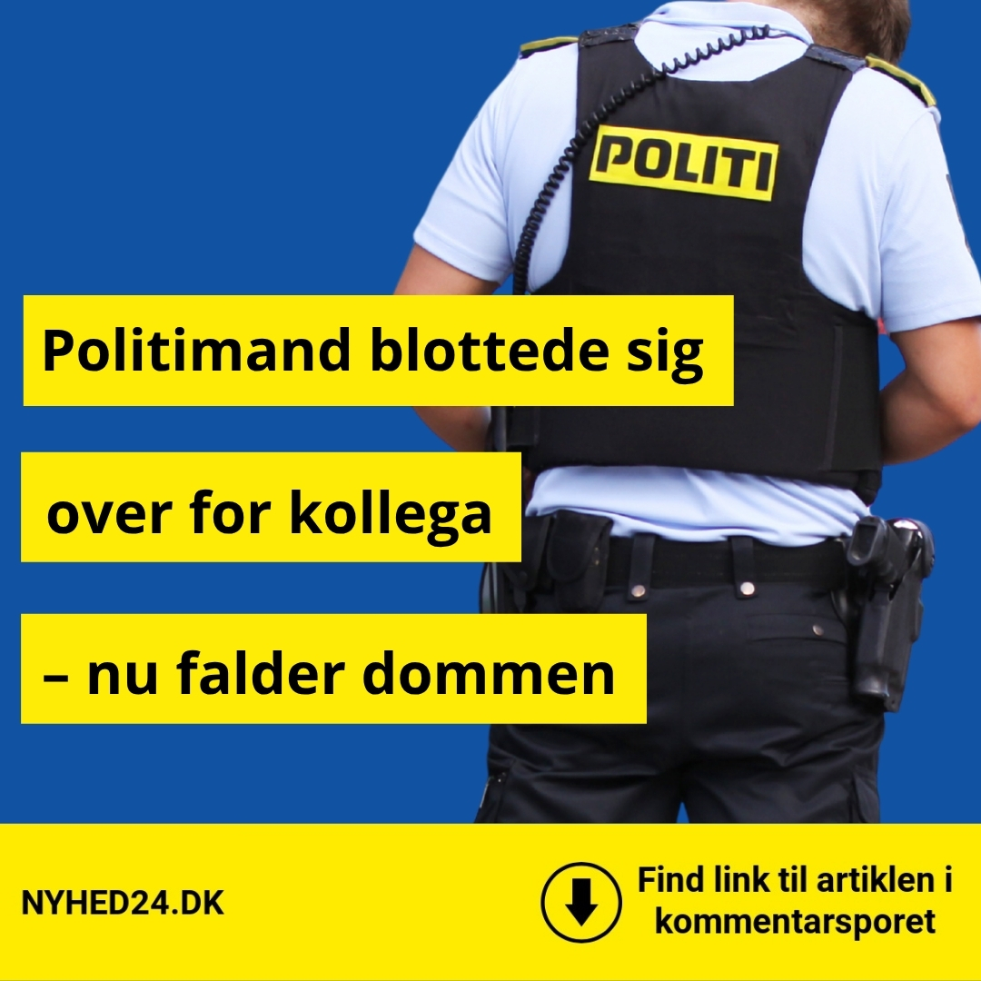 Politimand blottede sig over for kollega – nu falder dommen