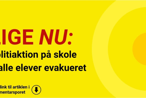 Politiaktion på skole – alle elever evakueret