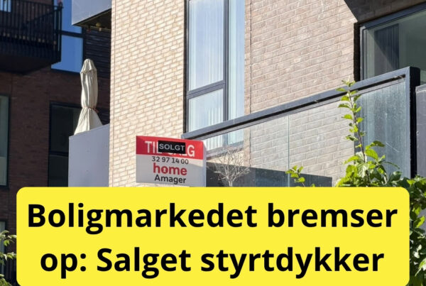 Boligmarkedet bremser op: Salget styrtdykker