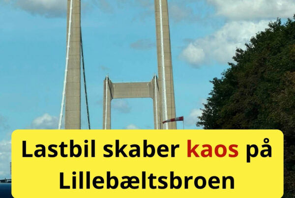 Trafikproblemer på Lillebæltsbroen: Op til 30 minutters ventetid
