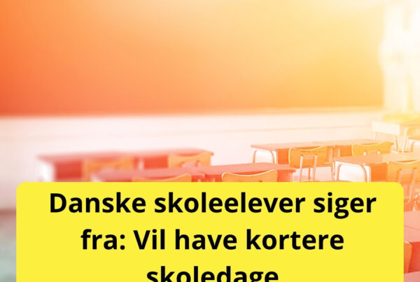Danske skoleelever siger fra: Vil have kortere skoledage