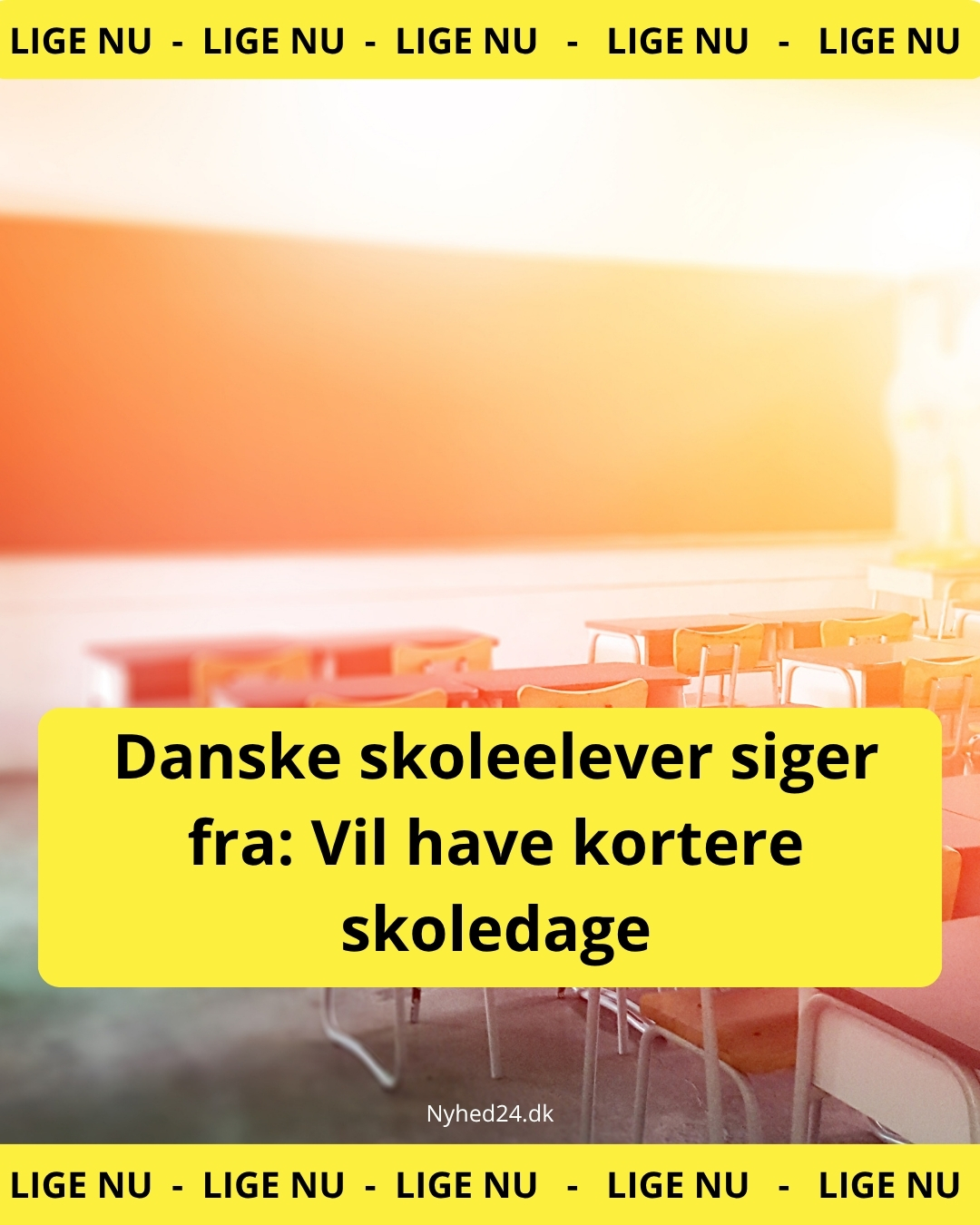 Danske skoleelever siger fra: Vil have kortere skoledage
