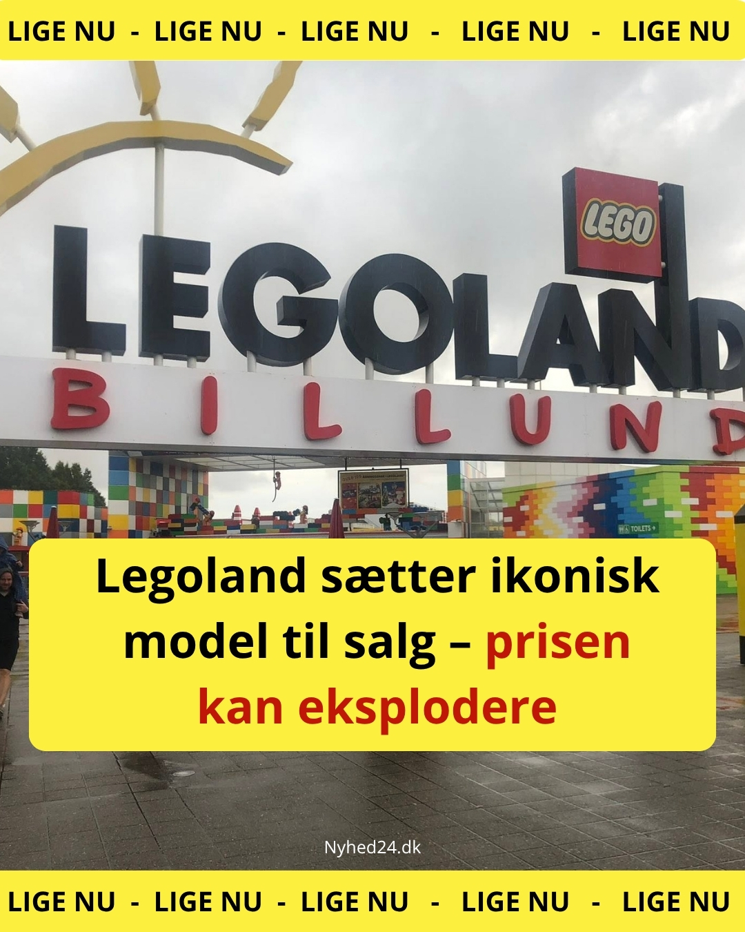 Legoland sætter ikonisk model til salg – prisen kan eksplodere