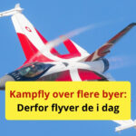 Kampfly over flere byer: Derfor flyver de i dag