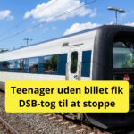 Teenager uden billet fik DSB-tog til at stoppe