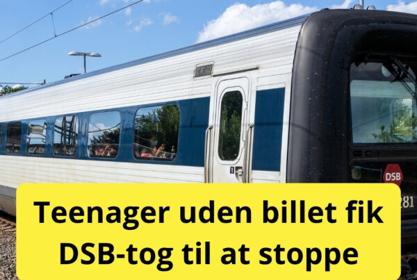 Teenager uden billet fik DSB-tog til at stoppe