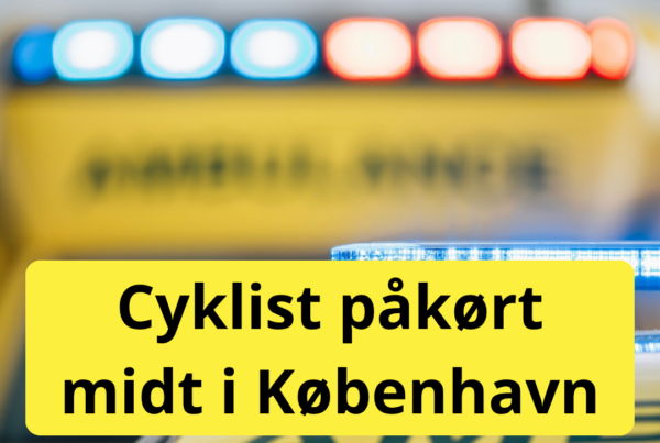 Cyklist påkørt midt i København