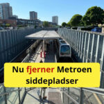 Nu fjerner Metroen siddepladser