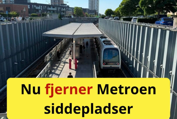 Nu fjerner Metroen siddepladser