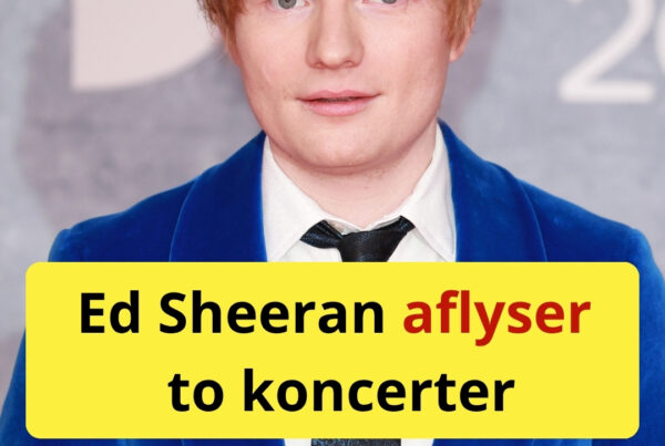 Ed Sheeran aflyser to koncerter