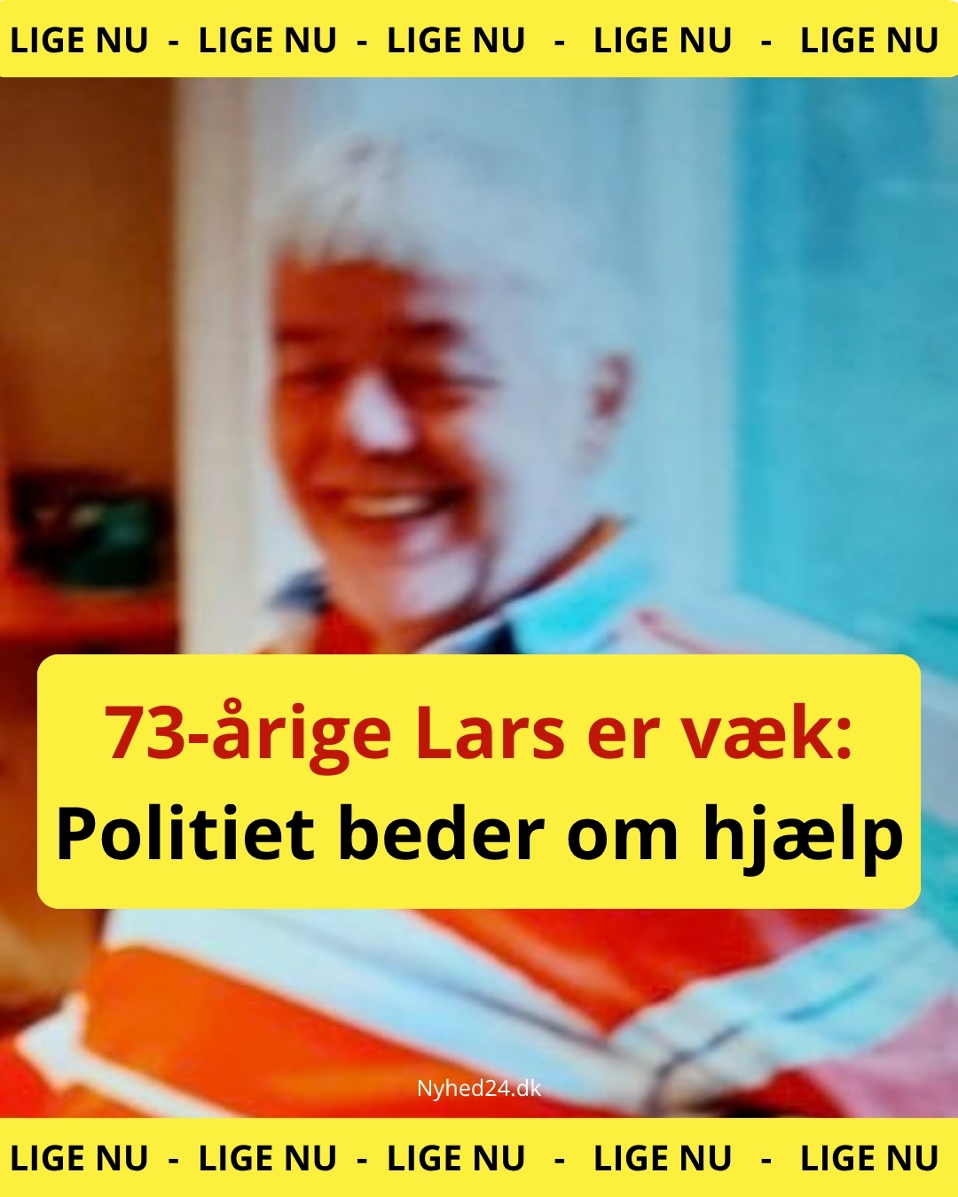 73-årige Lars efterlyses