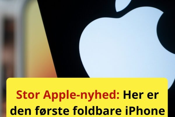 Apple bryder med traditionen: Lancerer foldbar iPhone