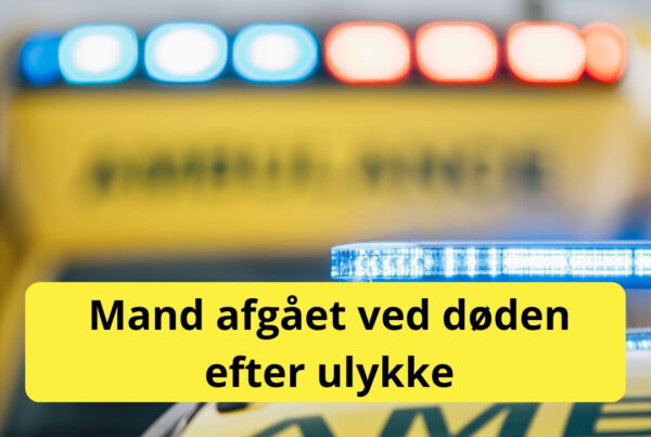 Mand afgået ved døden efter ulykke