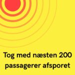 Tog med næsten 200 passagerer afsporet