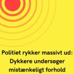 Politiet rykker massivt ud: Dykkere undersøger mistænkeligt forhold
