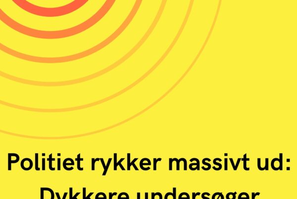 Politiet rykker massivt ud: Dykkere undersøger mistænkeligt forhold