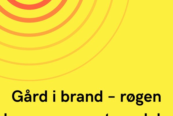 Gård i brand – røgen kan ses over store dele af Roskilde