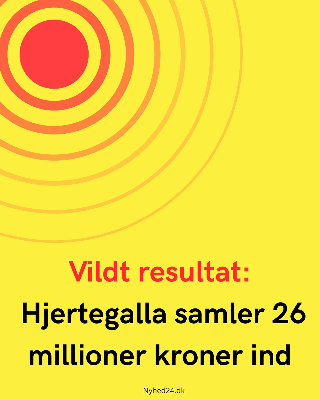 Vildt resultat: Hjertegalla samler 26 millioner kroner ind