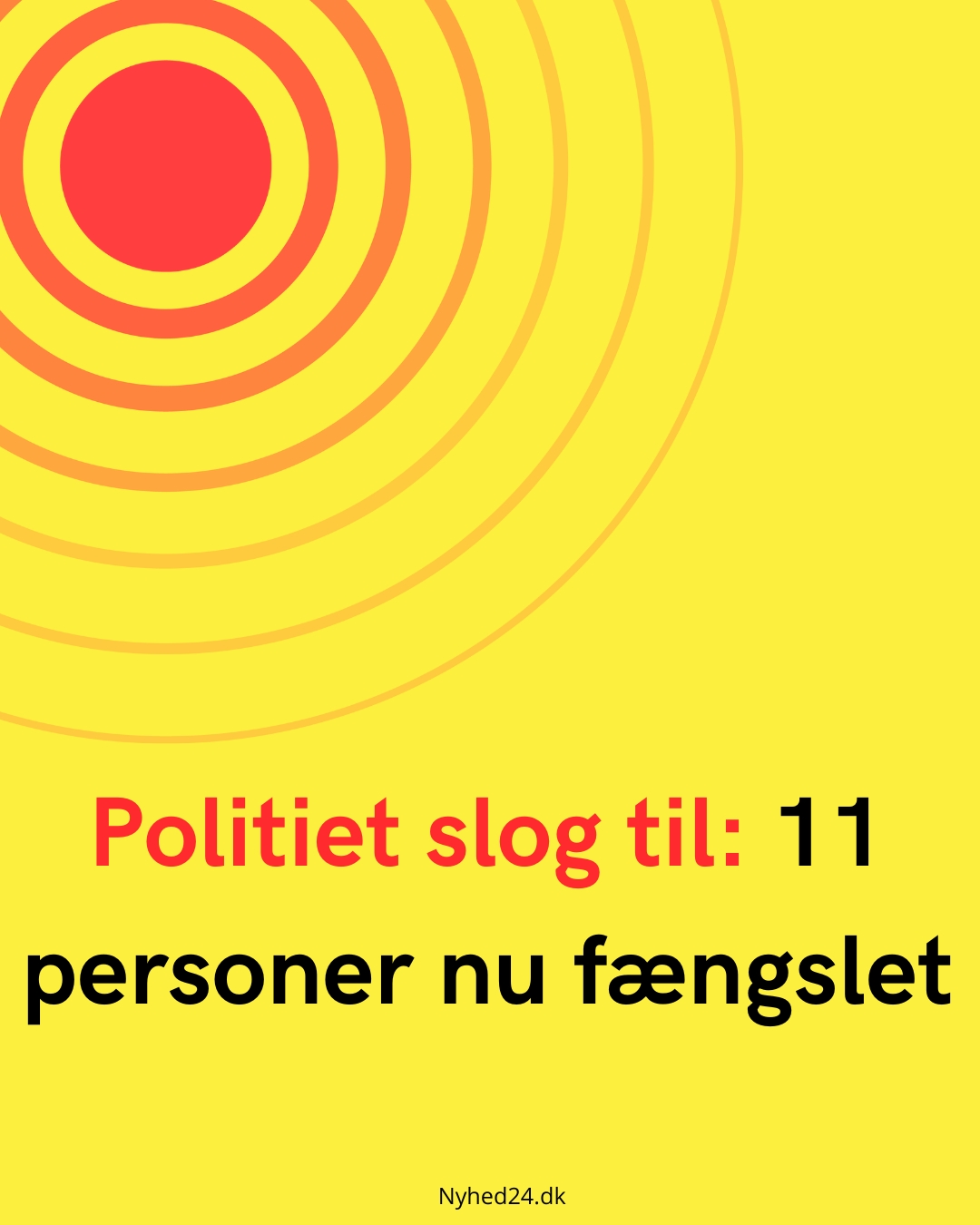 Politiet slog til: 11 personer nu fængslet
