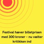 Festival hæver billetprisen med 300 kroner – nu vælter kritikken ind
