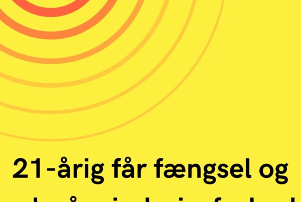 21-årig får fængsel og seks års indrejseforbud