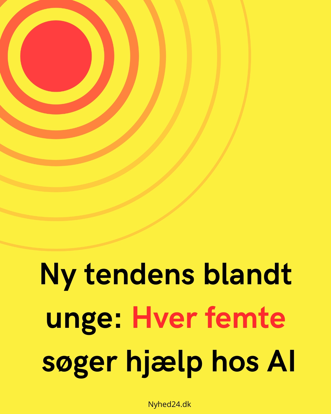 Ny tendens blandt unge: Hver femte søger hjælp hos AI