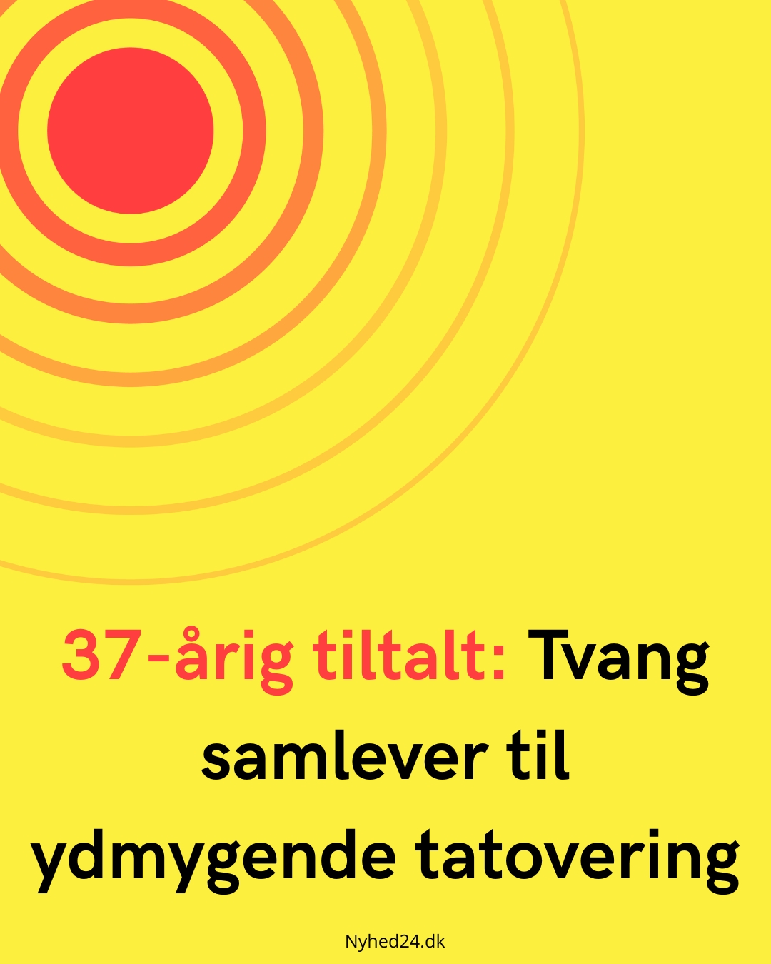 37-årig tiltalt: Tvang samlever til ydmygende tatovering