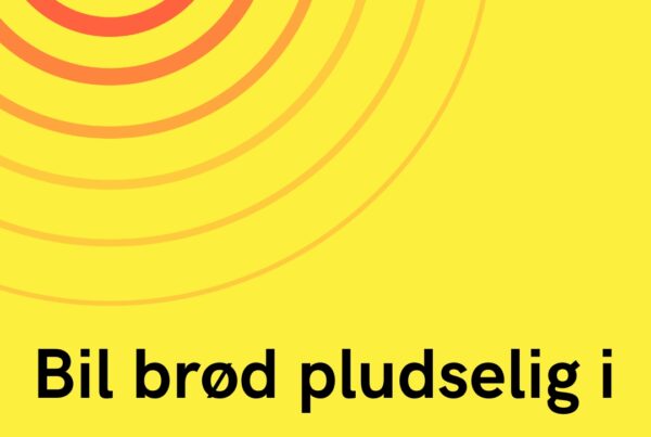 Bil brød pludselig i brand under kørsel