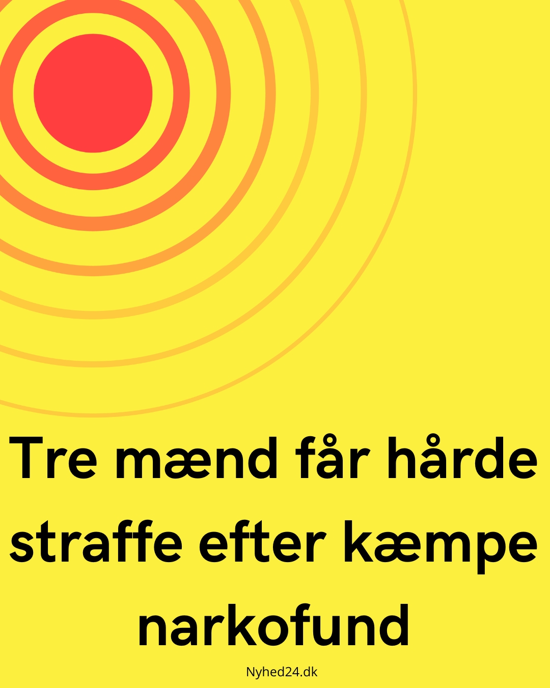 Tre mænd får hårde straffe efter kæmpe narkofund