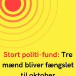 Stort politi-fund: Tre mænd bliver fængslet til oktober