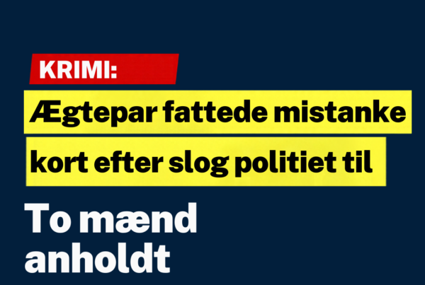 To mænd anholdt