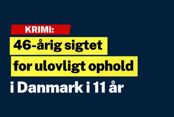 46-årig sigtet for ulovligt ophold i Danmark i 11 år