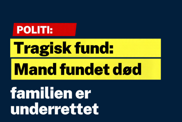 Politiet bekræfter: Mand fundet død