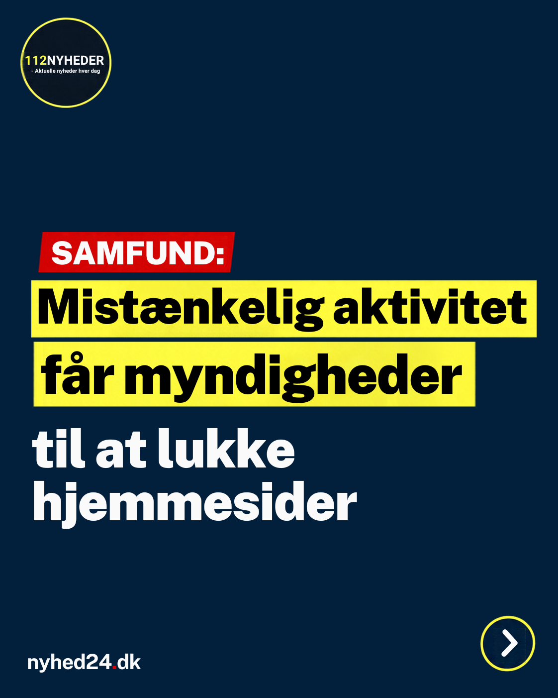 til at lukke hjemmesider