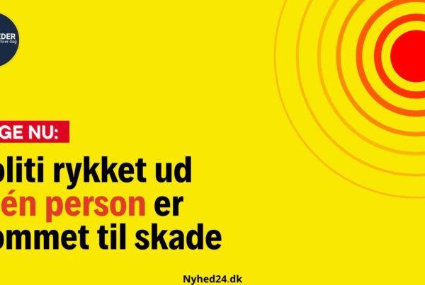 Politi rykket ud – én person er kommet til skade