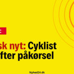 Tragisk nyt: Cyklist død efter påkørsel