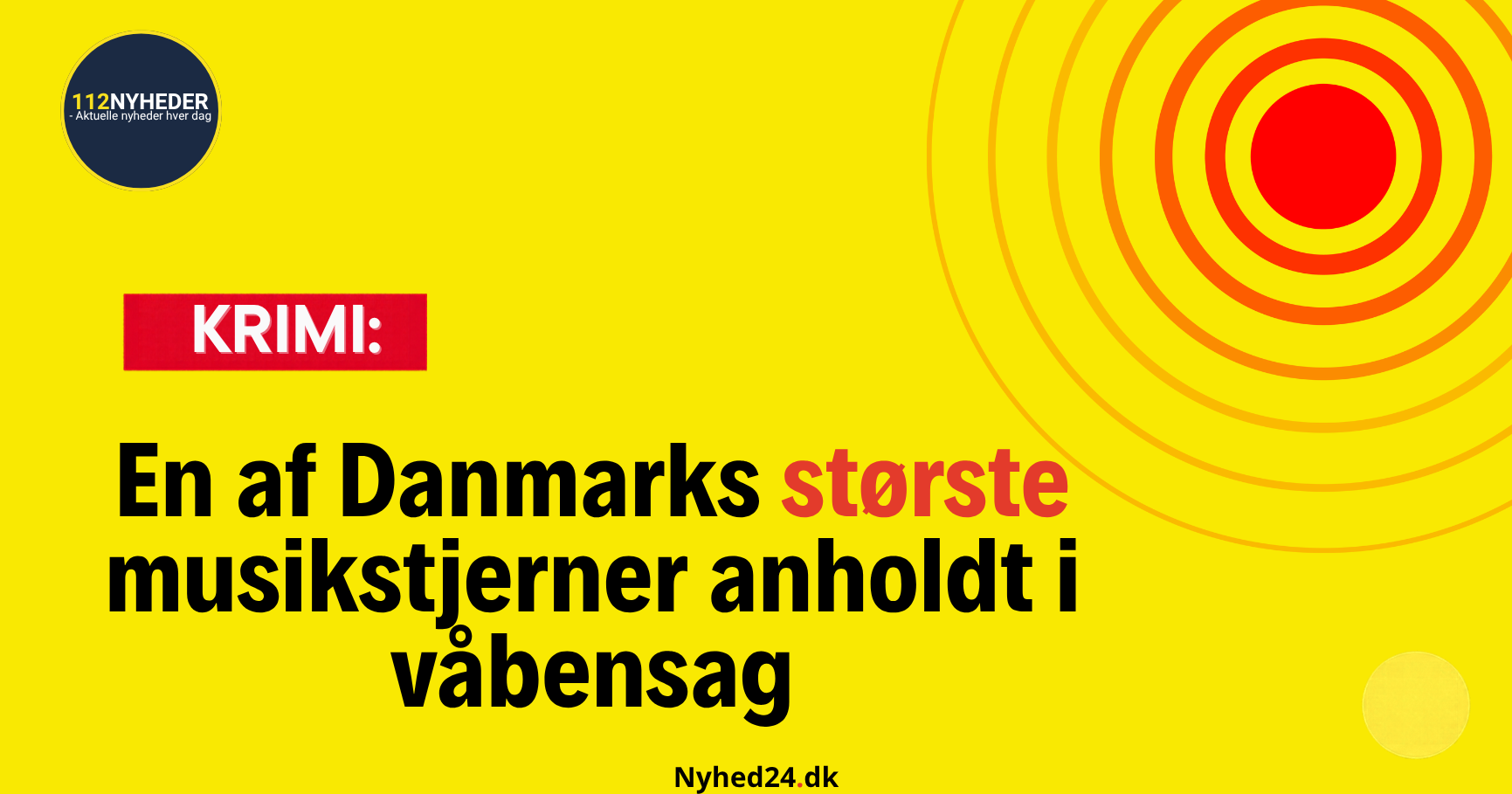Chok i musikbranchen: Dansk stjernemusiker sigtet i alvorlig sag