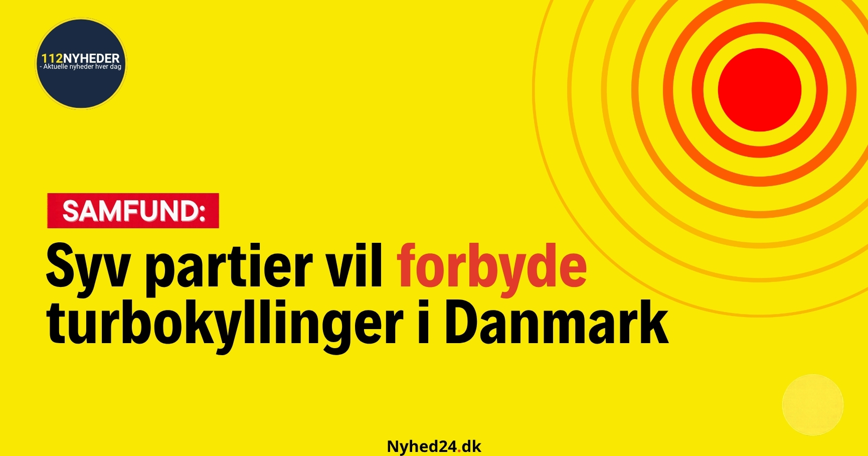 Syv partier vil forbyde turbokyllinger i Danmark