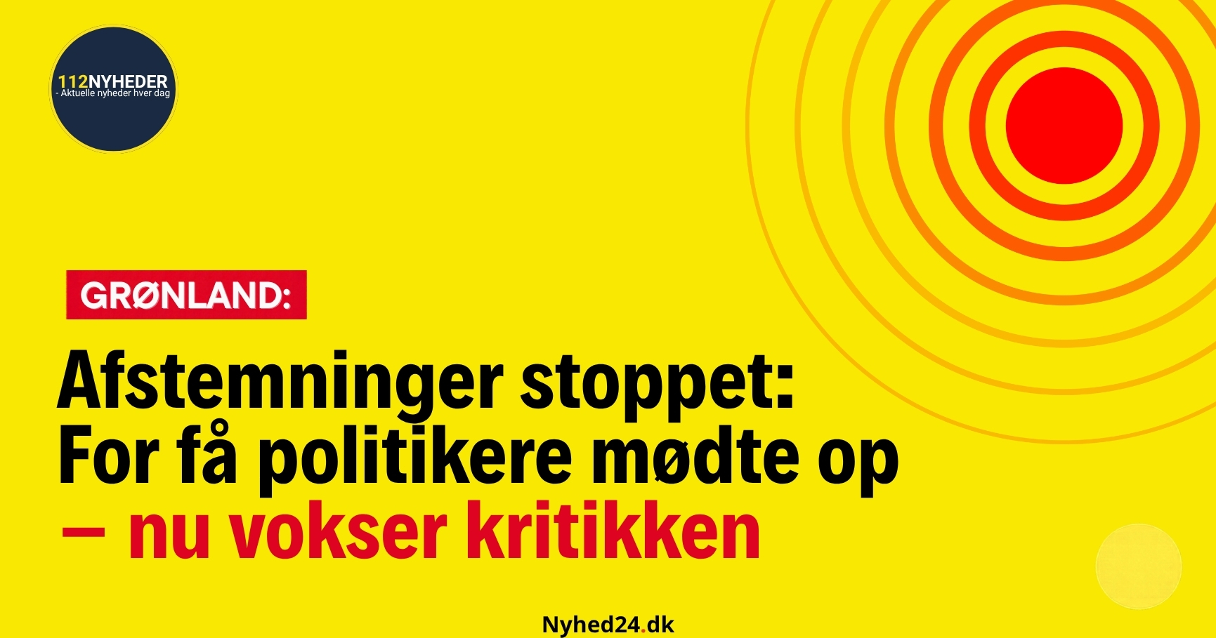 Afstemninger stoppet: For få politikere mødte op – nu vokser kritikken