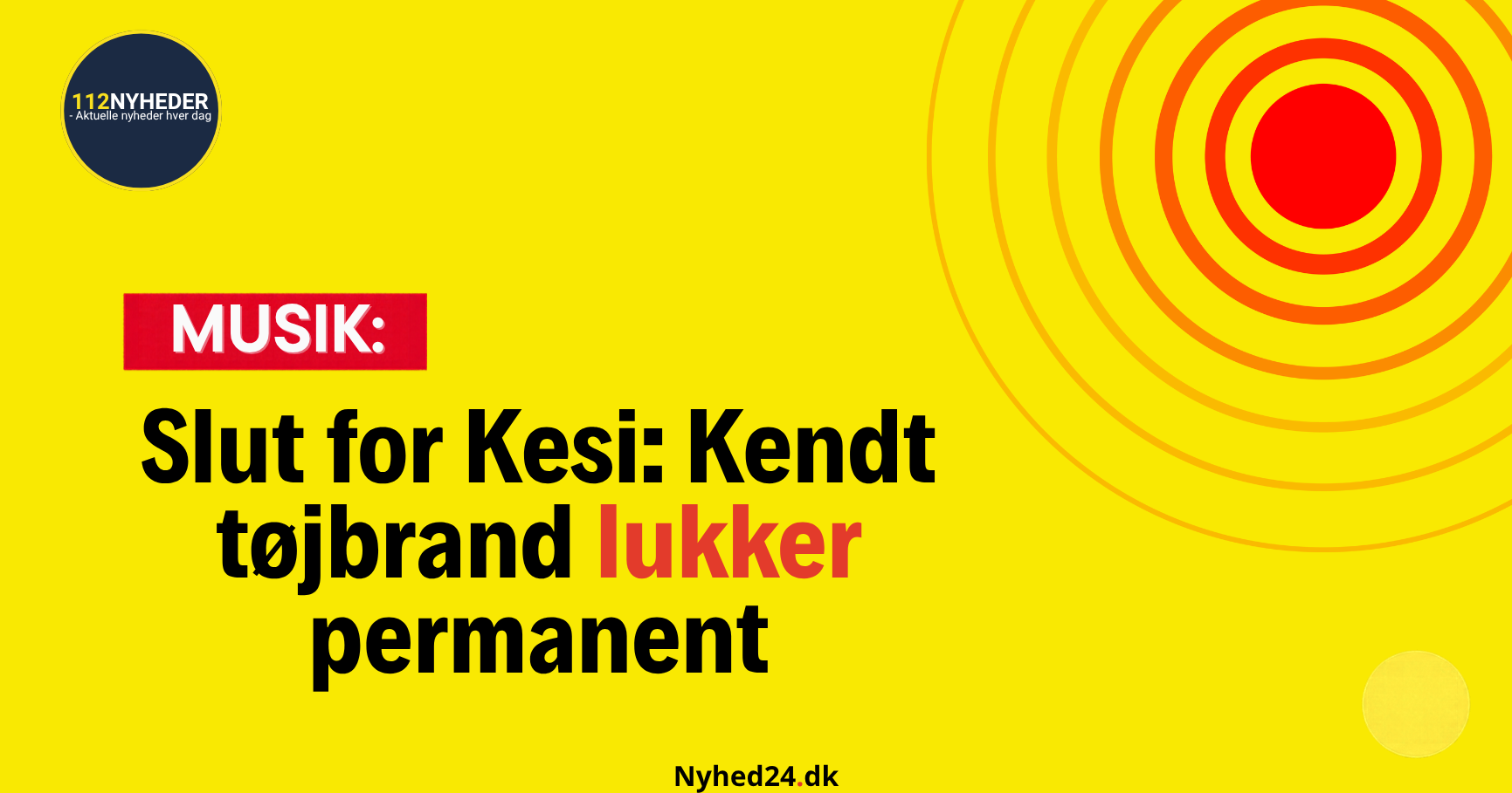 Slut for Kesi: Kendt tøjbrand lukker permanent