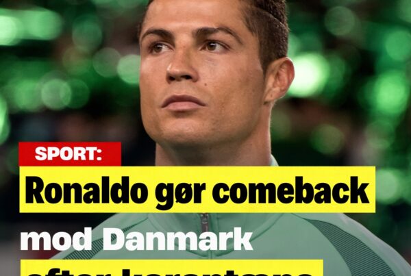 Ronaldo gør comeback mod Danmark efter karantæne