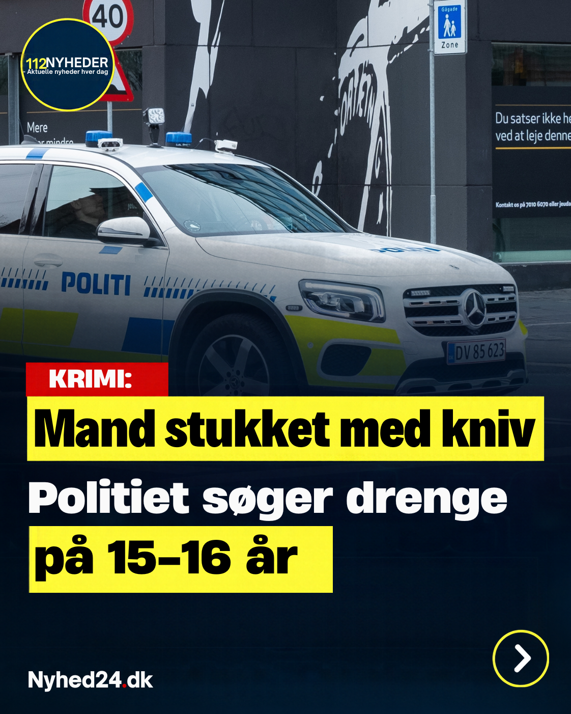To unge efterlyses efter knivstikkeri