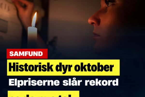Elpriserne slår rekord: Så dyr har oktober aldrig været